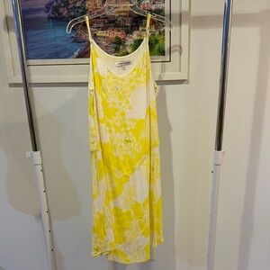 Cupcakes & Cashmere Yellow and White Dress